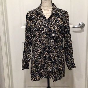 JJill Corduroy Button Down Shirt S